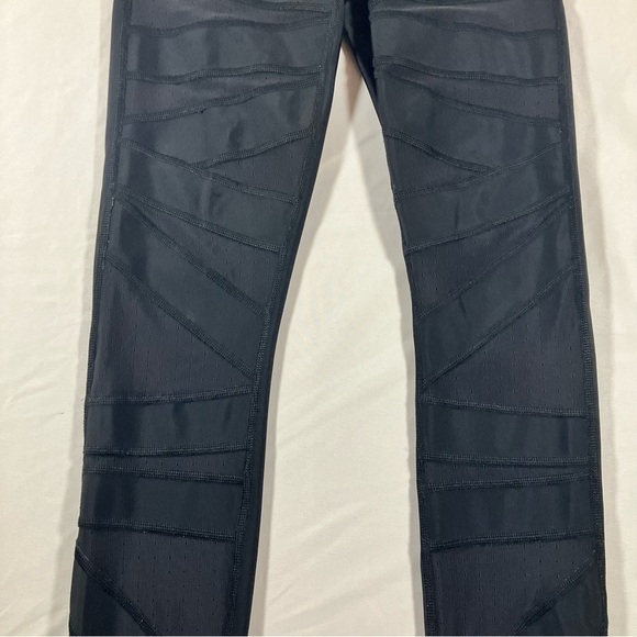 Lululemon Wunder Under Pant Hi-Rise Tech Mesh Black sz 2 - Picture 5 of 9